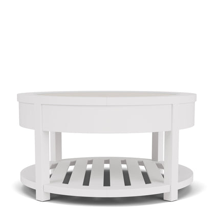 Rosalie - Round Cocktail Table - White
