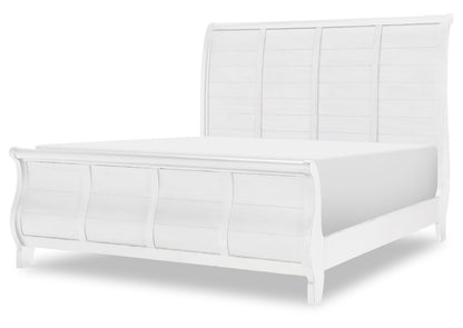 Vintage Market - Queen Sleigh Headboard - Picket Fence