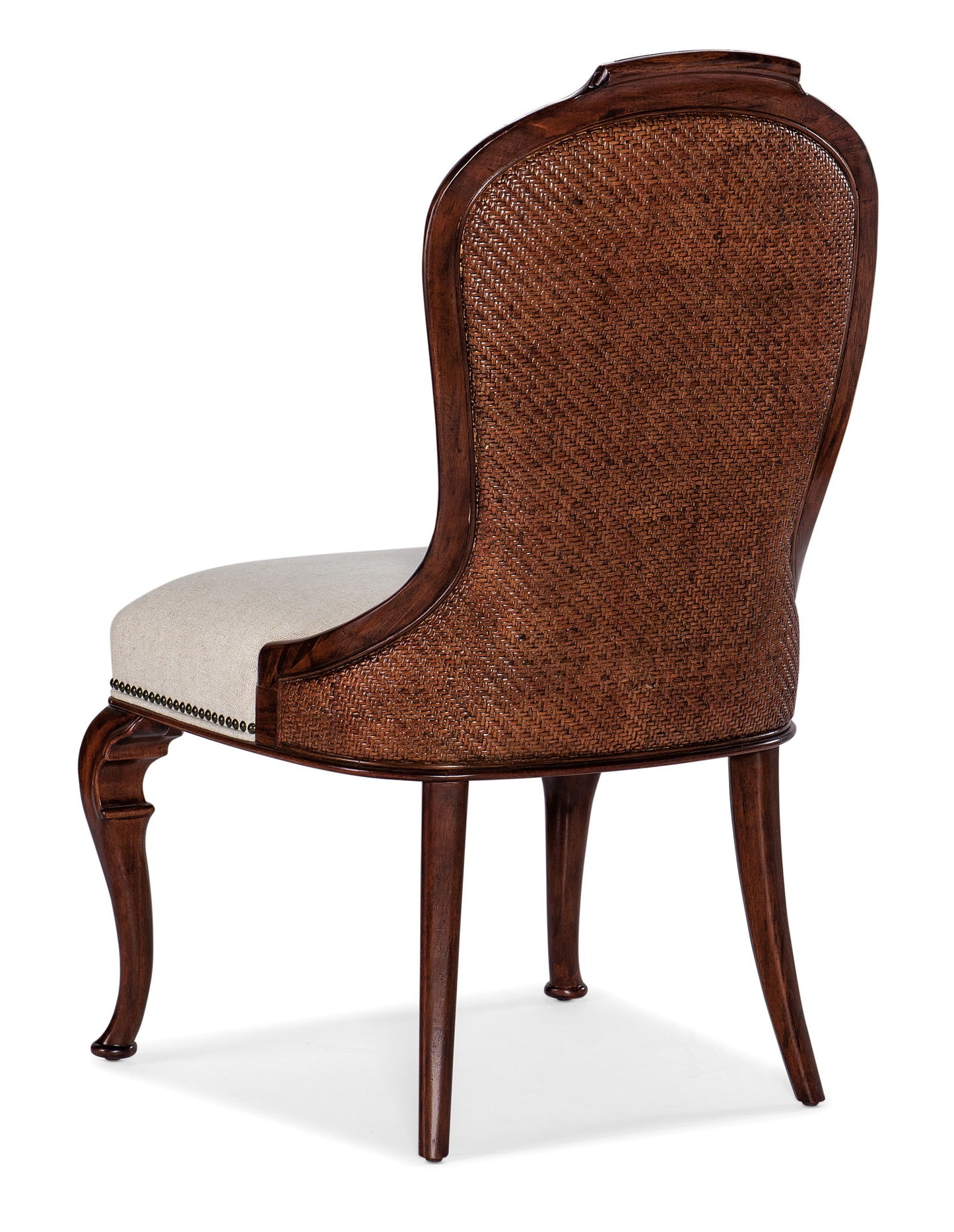 Charleston - Upholstered Side Chair (Set of 2) - Dark Brown