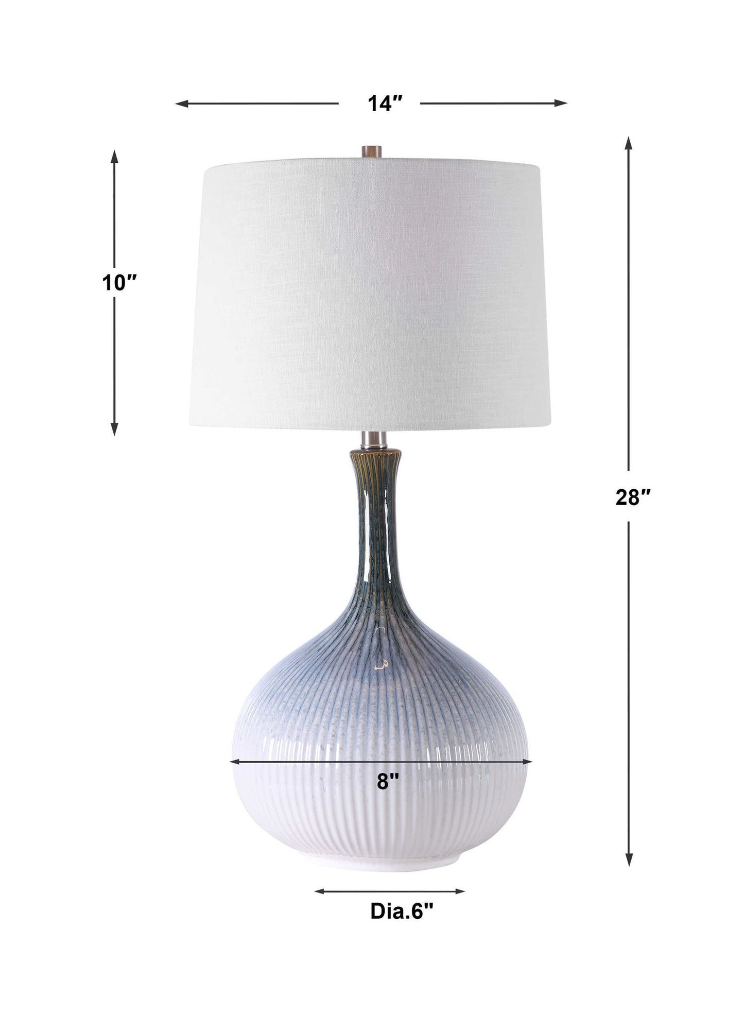 Eichler - Mid-Century Table Lamp - White