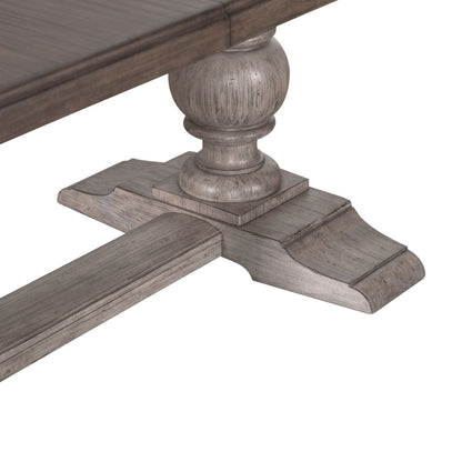 River Place - Trestle Table Base - Medium Gray