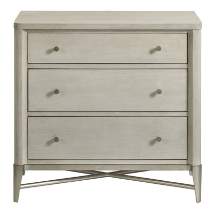 Maisie - 3 Drawer Nightstand - Champagne