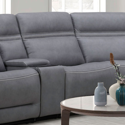 Cooper - Armless Recliner P3 & ZG - Blue Gray - Gray