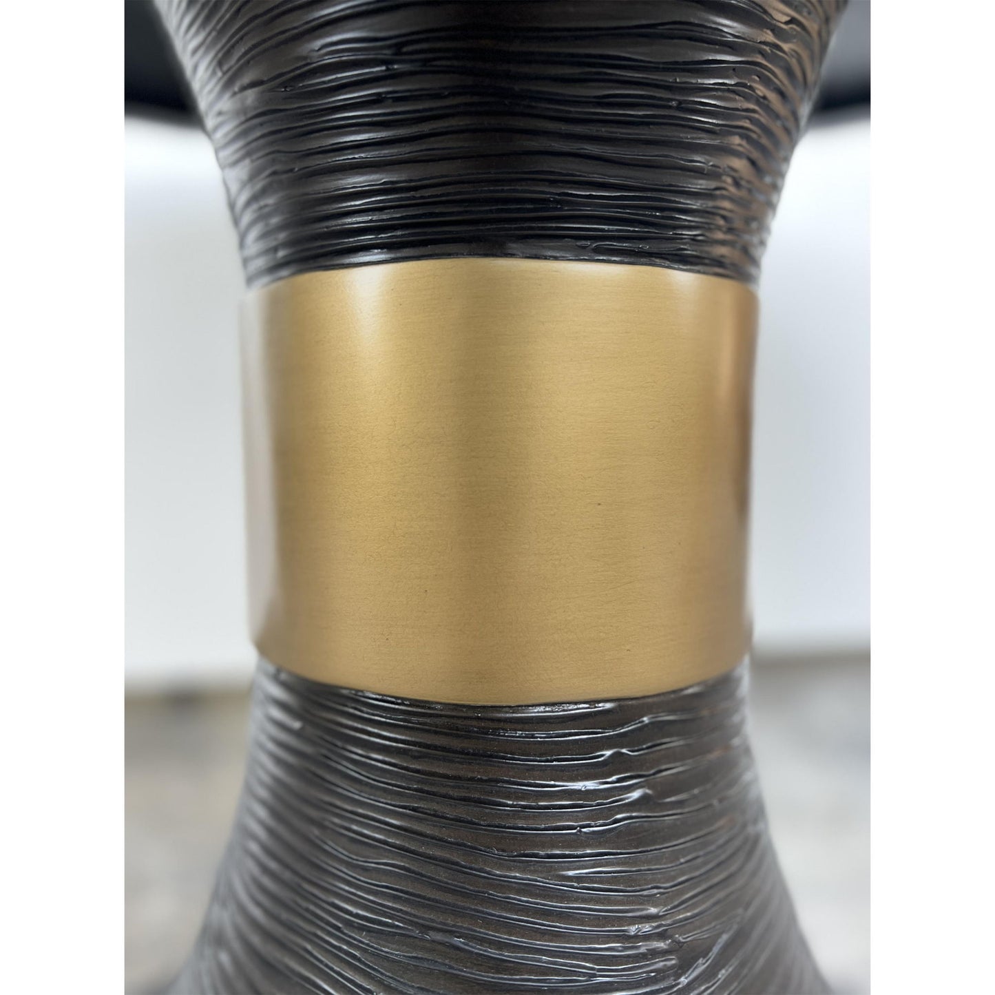 Lydia - Round Dining Table Base - Dark Brown