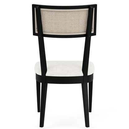 Laguna - Cane Upholstered Side Chair (Set of 2) - Beige