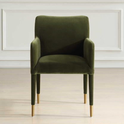 Conifer - Dining Arm Chair - Moss Green