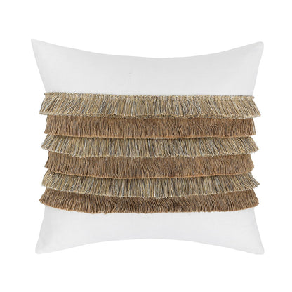 Radiant Oasis - 22" x 22" Safi Pillow - Ivory / Natural