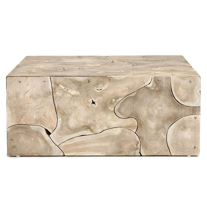 Sorrento - Square Coffee Table - Bleached