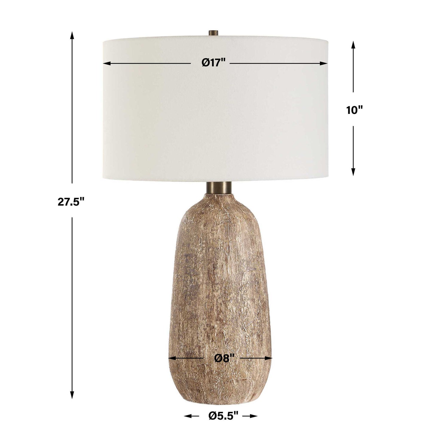 Napier - Table Lamp - Earthy Brown