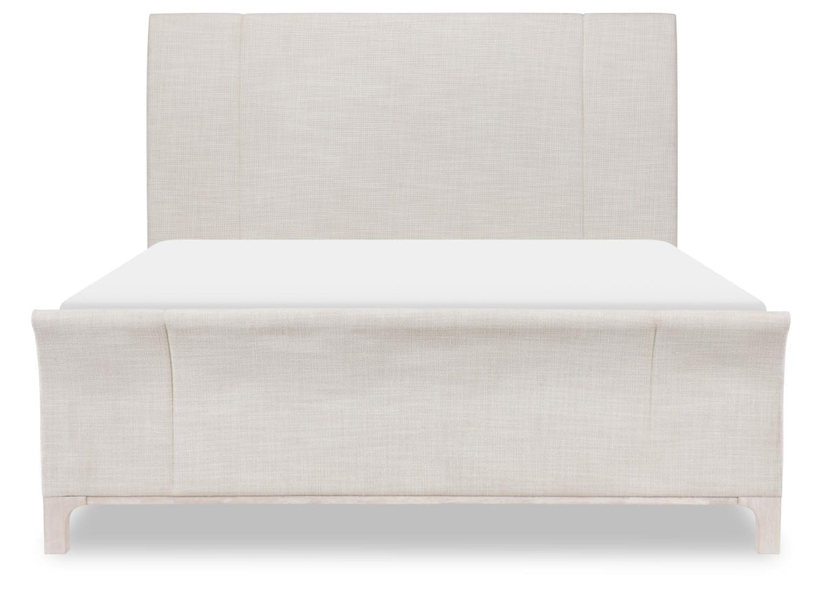Harmony - Queen / King Upholstered Side Rails - Prelude Frost