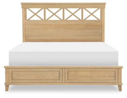XXX's And OOO's - Panel Footboard King / California King - Amber