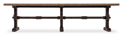 Americana - Trestle Rectangle Cocktail Table - Dark Brown