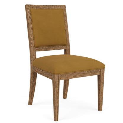 Halbrooke - Upholstered Back Side Chair (Set of 2) - Light Brown