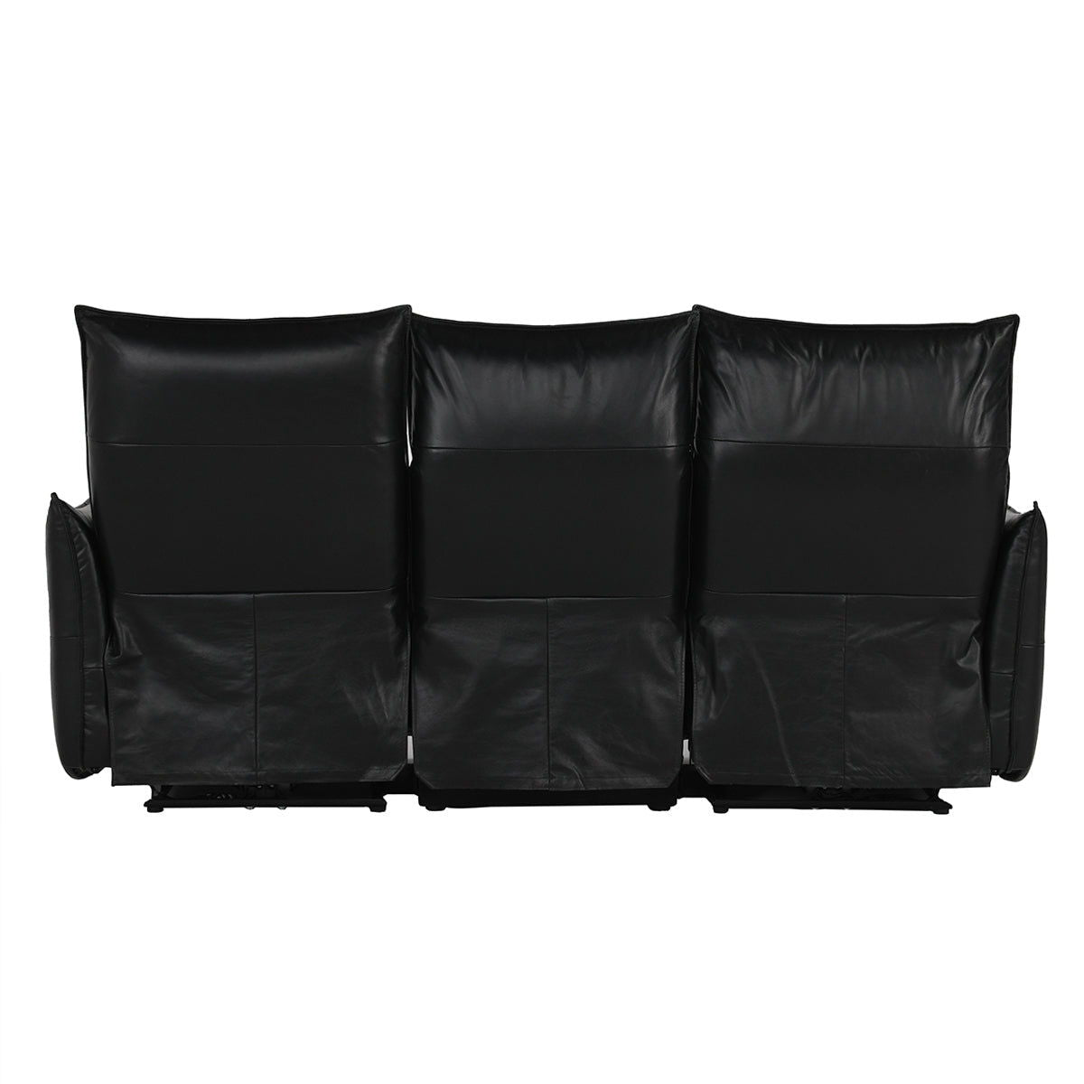 Amsterdam - Leather Power Recliner Sofa - Black