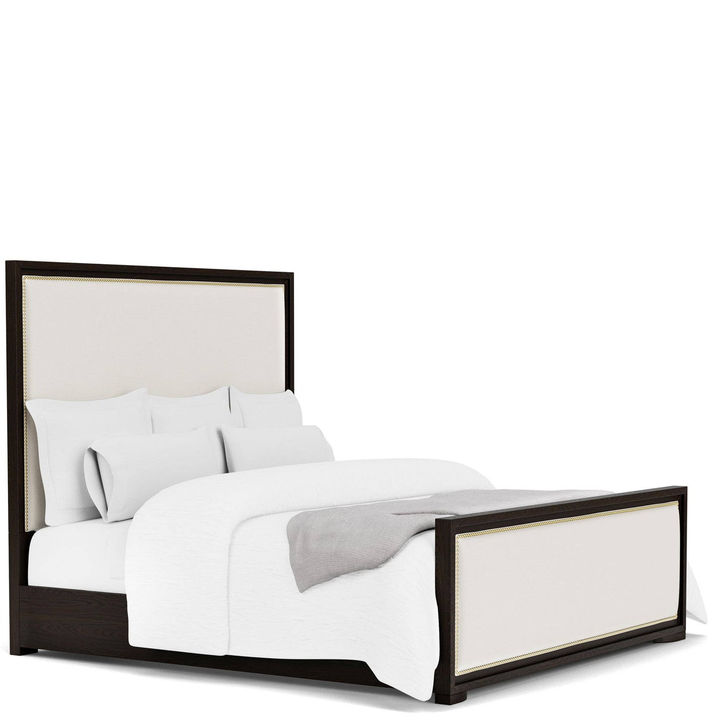 Lydia - Queen Upholstered Footboard - Ivory