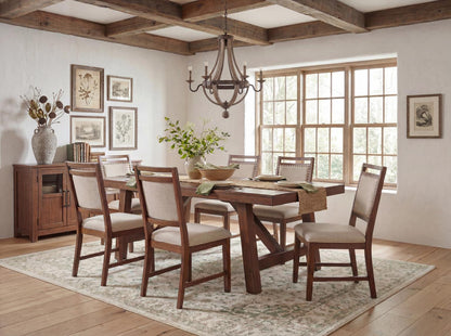 Bromley - Counter Height Dining Table Base - Nutmeg