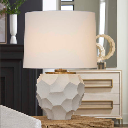 On Edge - Chalk White Table Lamp