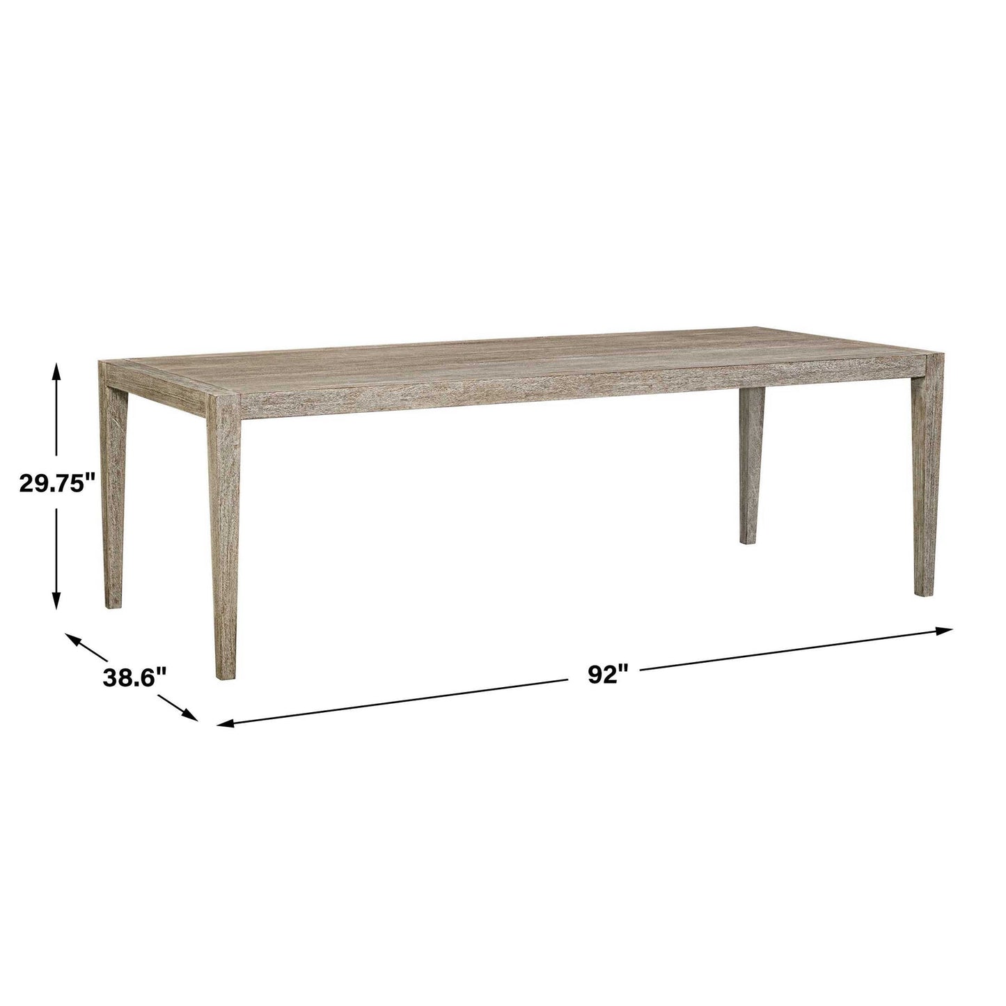 Kirkham - Wooden Outdoor Dining Table - Woodtone