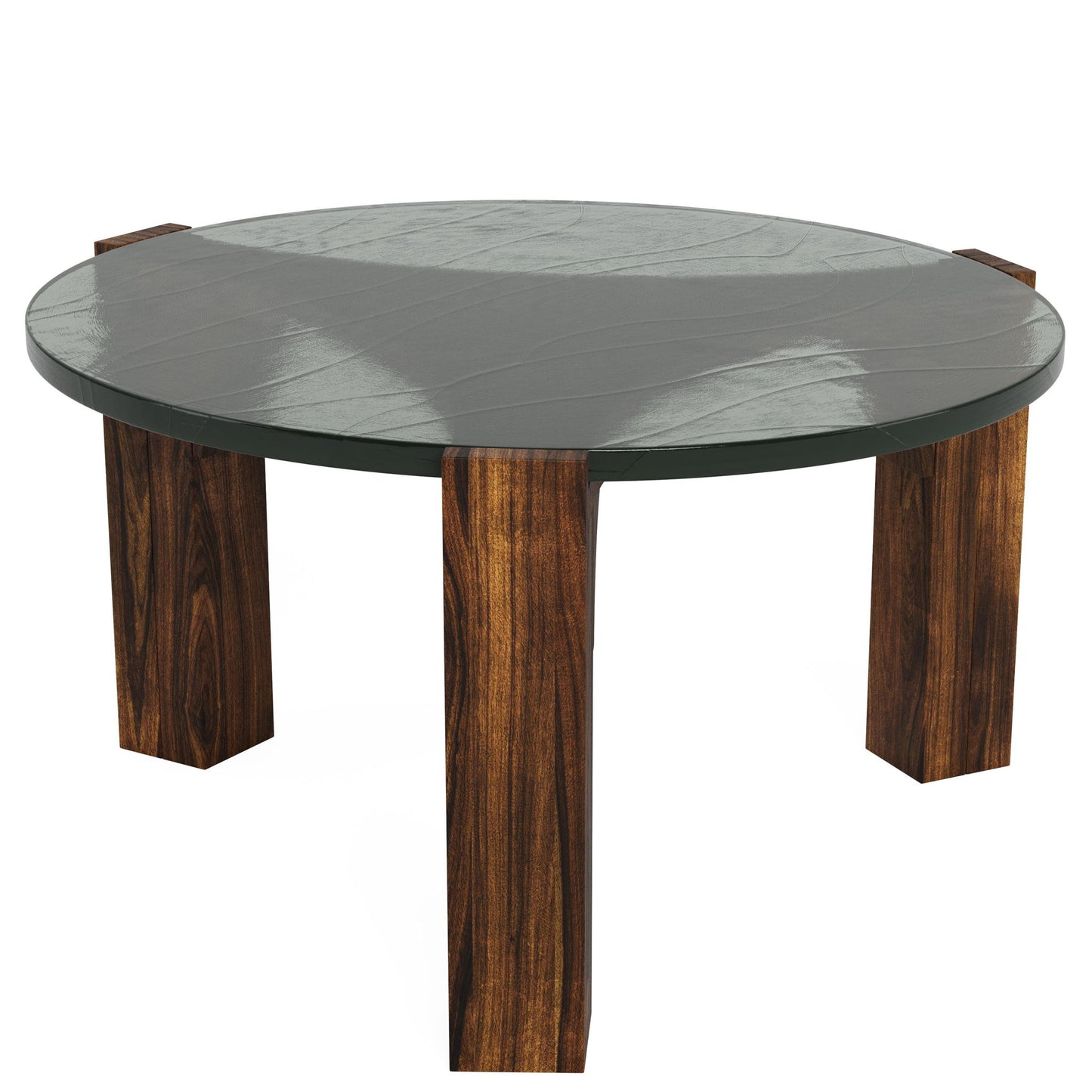 Amner - Round Coffee Table Top - Gray