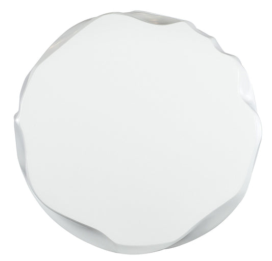 Melange - Alabaster End Table - White