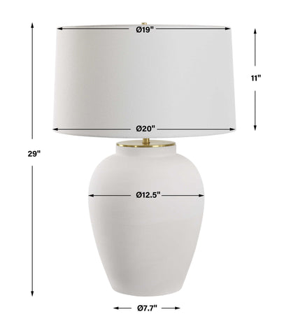Adelaide - Table Lamp - White