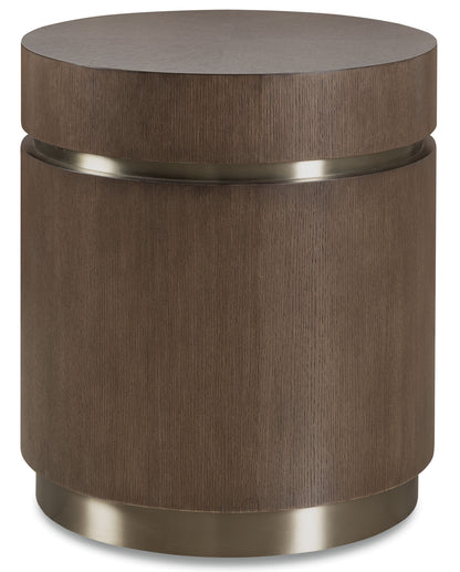 Commerce And Market - Roll With It Round End Table - Dark Brown