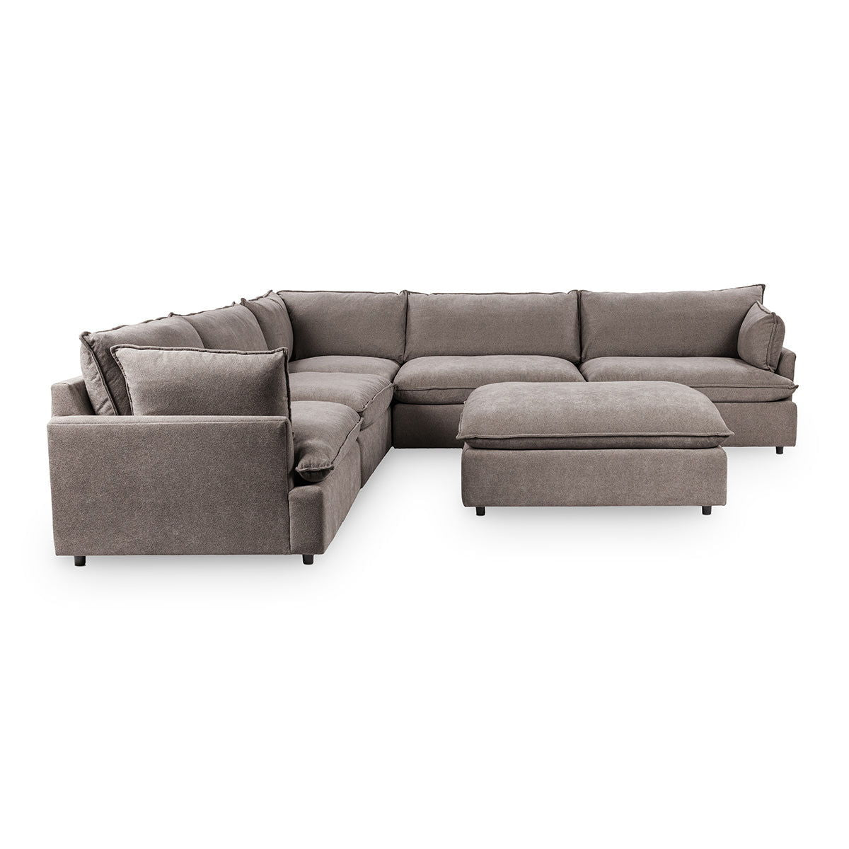 Caplan - 6 Piece Modular Sectional With Ottoman