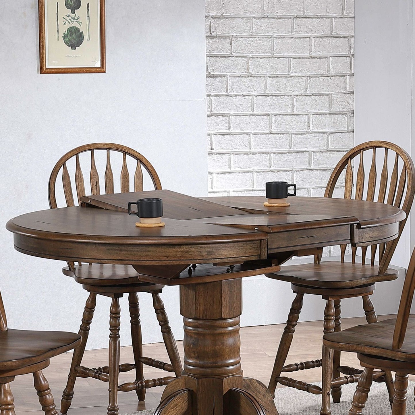 Carolina Crossing - Gathering Table Top - Brown