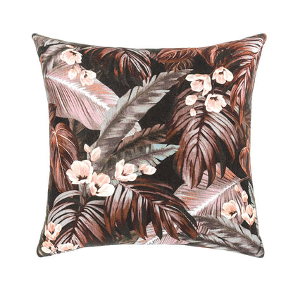 Radiant Oasis - 22" x 22" Makana Pillow - Brown