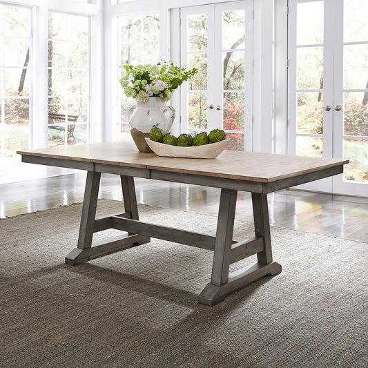 Lindsey Farm - Trestle Table Base - Dark Gray