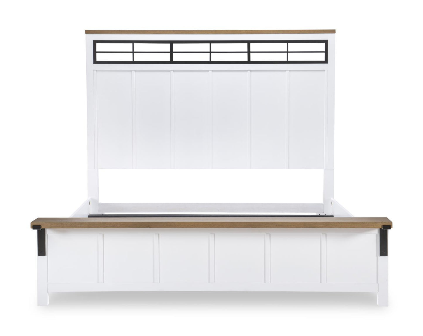 Franklin - King Two Tone Panel Headboard - White