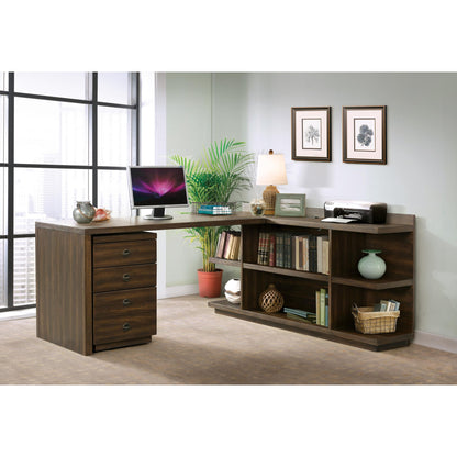 Perspectives - Return Desk - Brushed Acacia