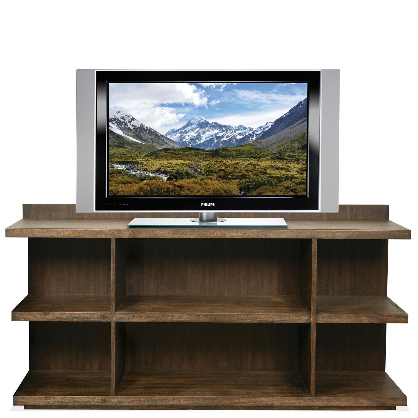 Perspectives - Return Desk - Brushed Acacia - Wood