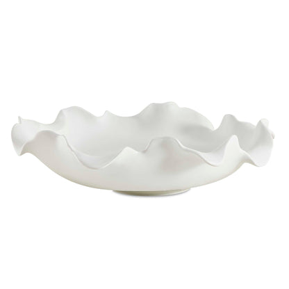Wave Crest - Outdoor Bowl - White