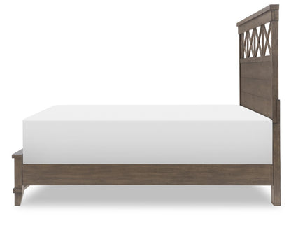 XXX's And OOO's - Panel Headboard King / California King - Cocoa