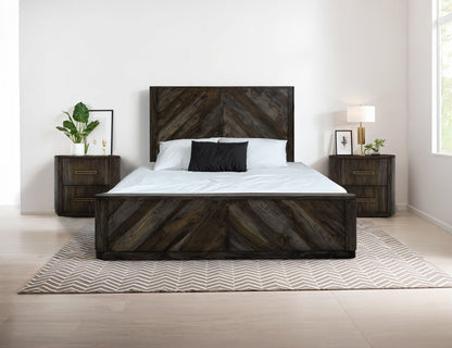 Balam - King Headboard - Oil Black