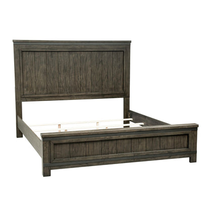 Thornwood Hills - California King Panel Rails - Rock Beaten Brown