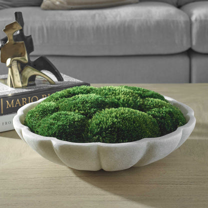 Awaken Moss - Centerpiece - Green / White