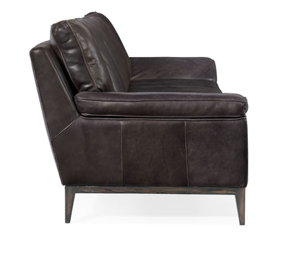 SS - Kandor Leather Stationary Sofa