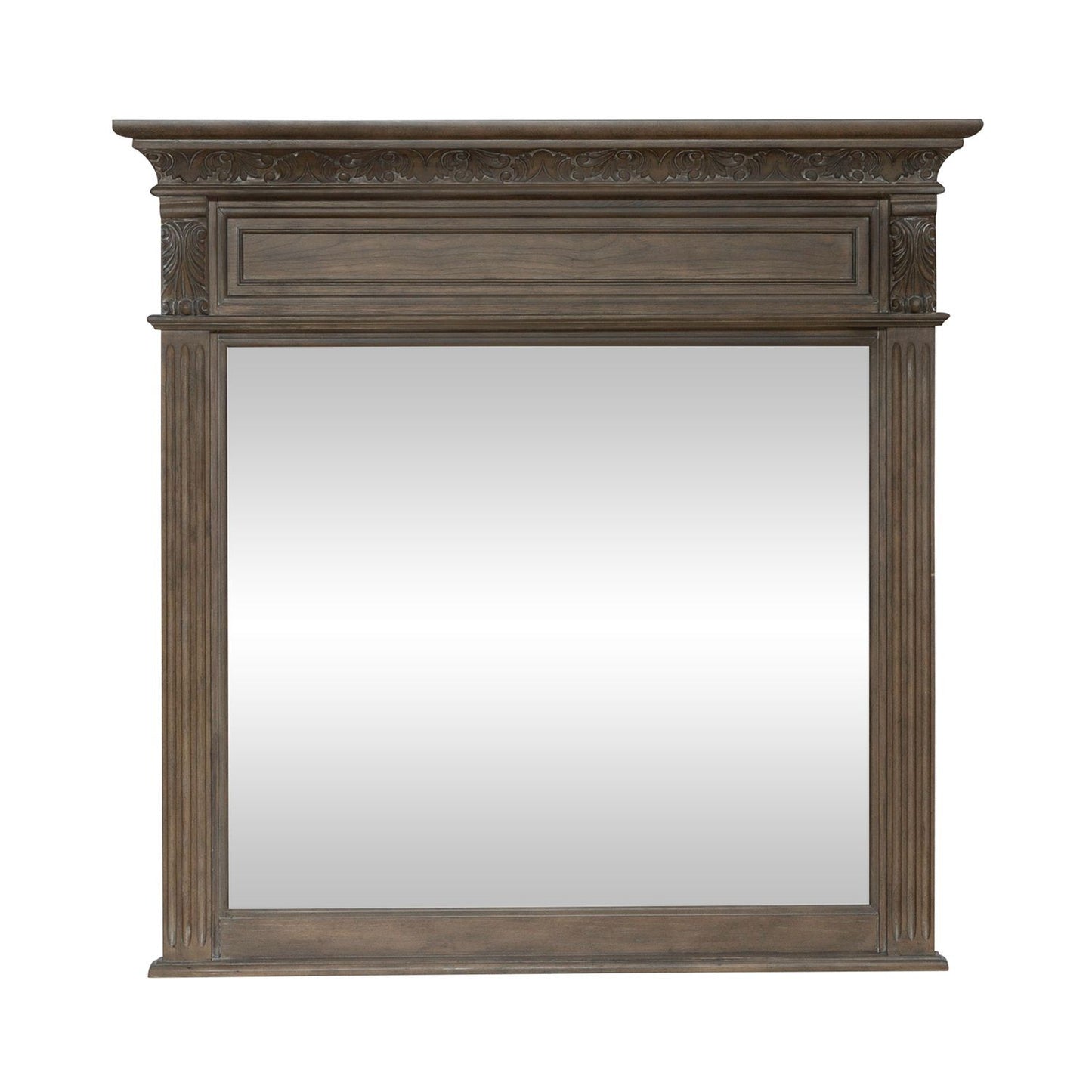Carlisle Court - Landscape Mirror - Medium Brown