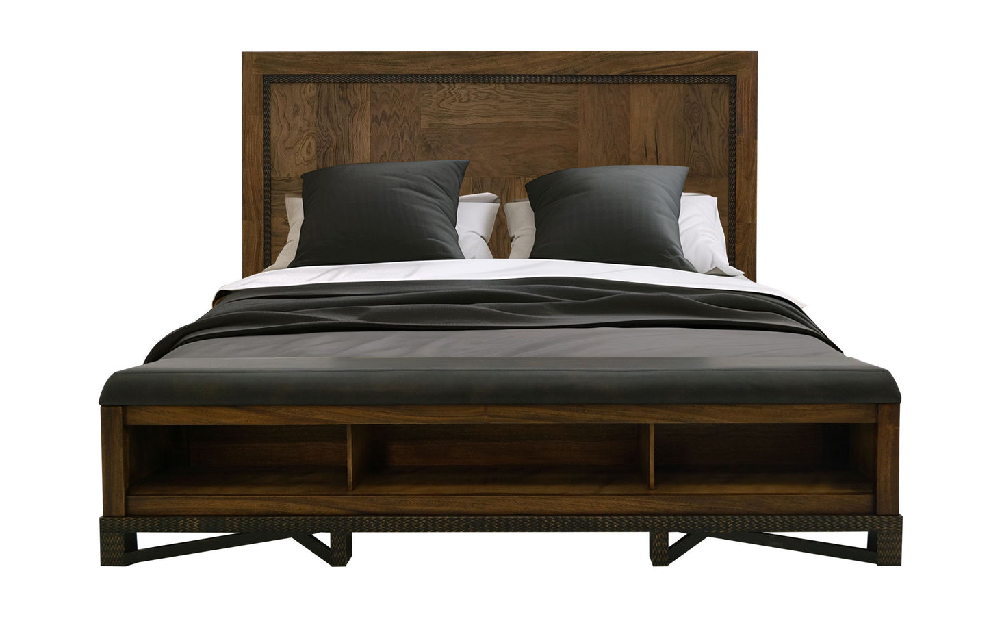 Walnut - King Footboard - Walnut Brown