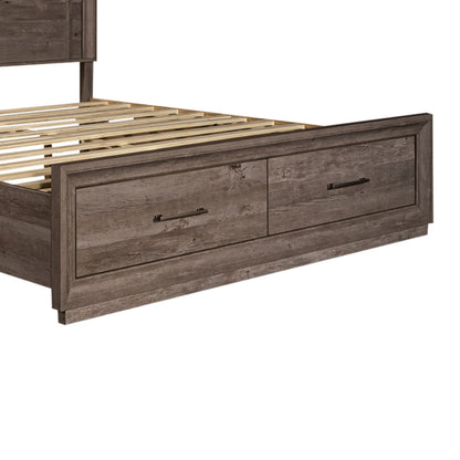 Horizons - Queen Storage Footboard - Graystone