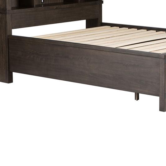 Thornwood Hills - Wood Storage Bed Rails - Dark Brown
