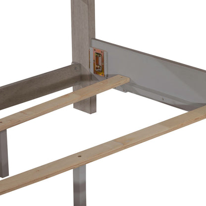 Ivy Hollow - Panel Bed Rails - Weathered Linen / Dusty Taupe