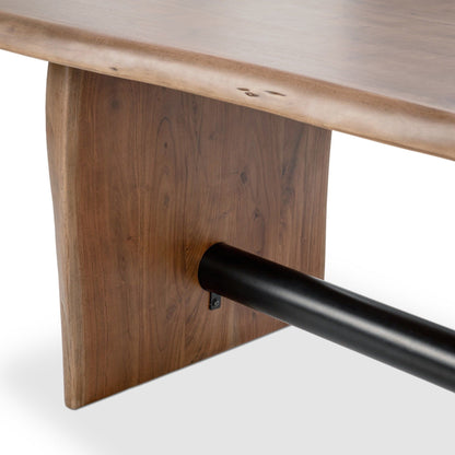 Brinton - 80" Dining Table - Acron Brown