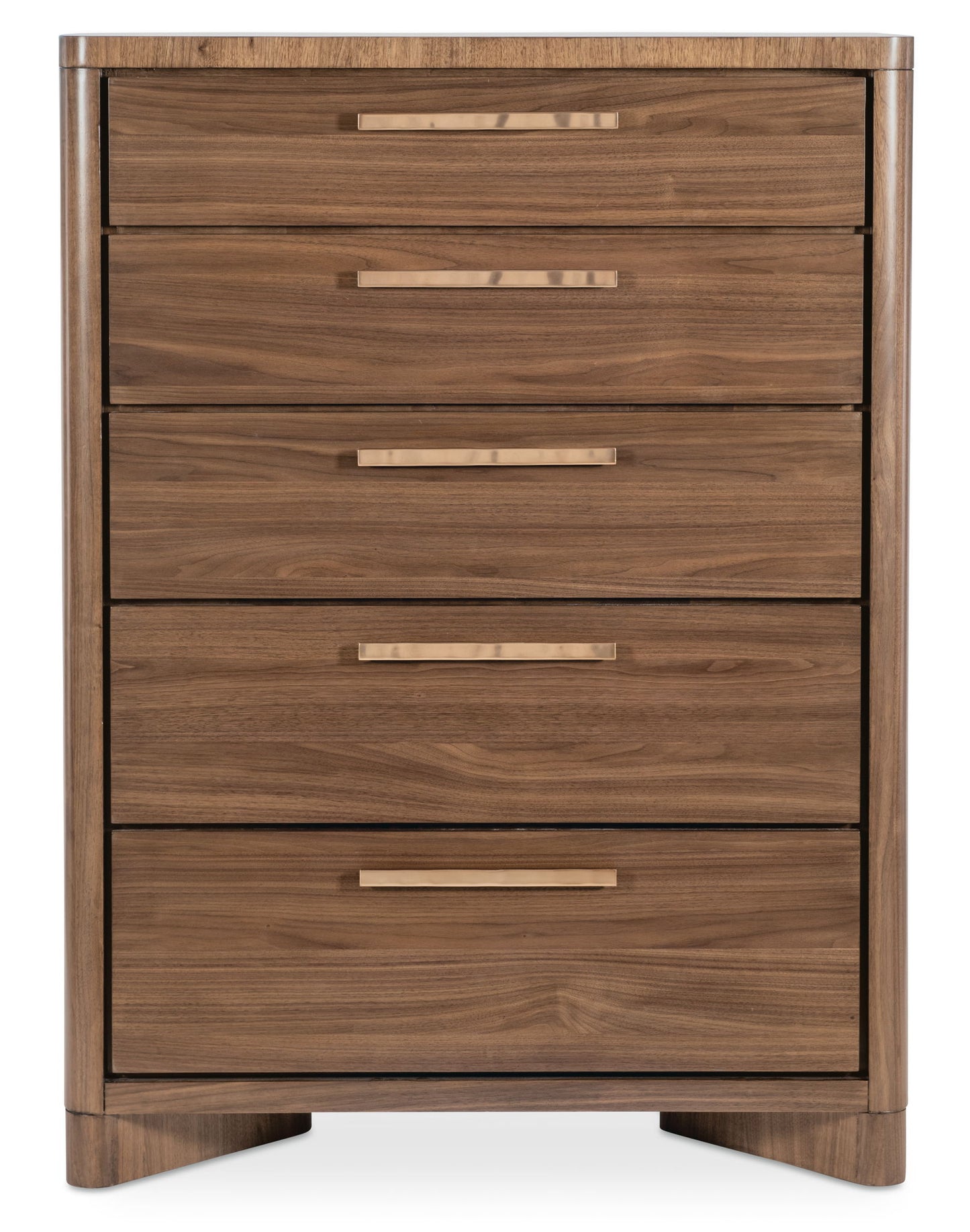Eleana - Five Drawer Chest - Medium Wood