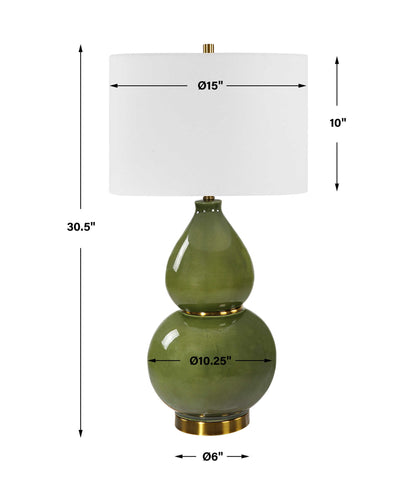 Gourd - Table Lamp - Green