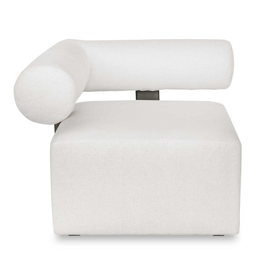 Bolster Back - Outdoor Corner Sofa - White