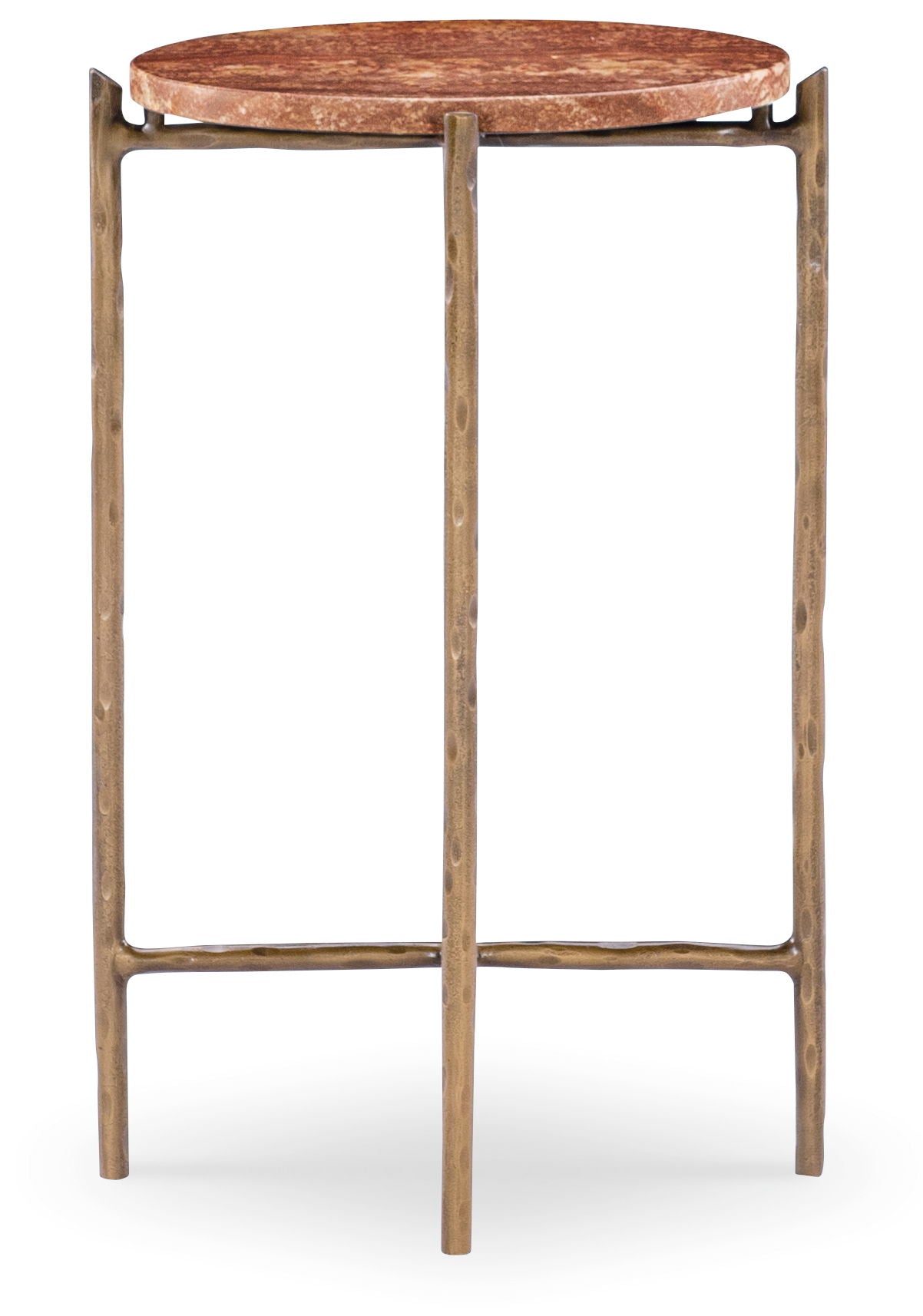 Melange - Joie De Vivre Spot Table - Red / Gold