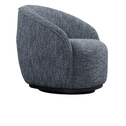 Andrea - Swivel Accent Chair - Blue